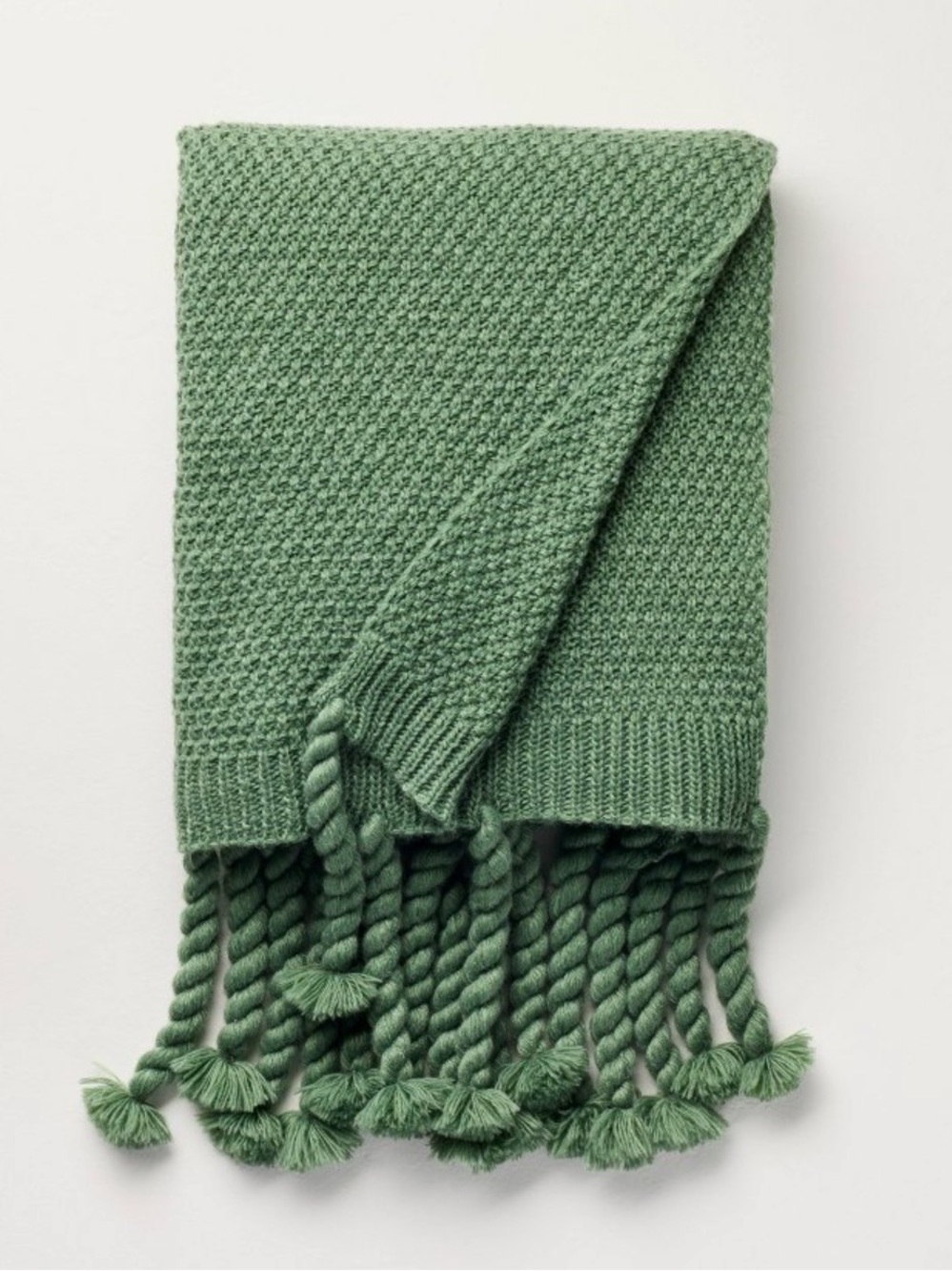 New Green Knit Throw Blanket with Twisted Fringe
Hearth & Hand™ with Magnolia